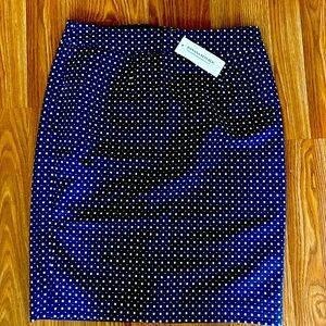 💙Banana Republic Geometric Dot Knit Lined Pencil Skirt💙